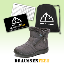 Lade das Bild in den Galerie-Viewer, draussenfeet winter schneestiefel 31181 grau
