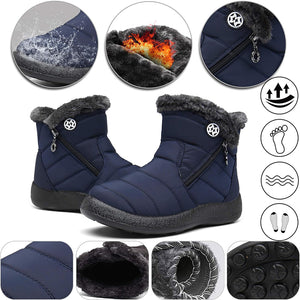 draussenfeet winter schneestiefel 31383 blau navy