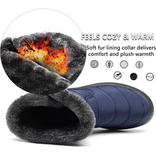 Lade das Bild in den Galerie-Viewer, draussenfeet winter schneestiefel 31383 blau navy
