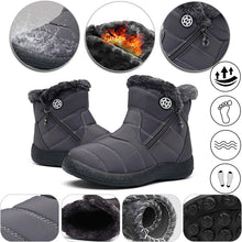 Lade das Bild in den Galerie-Viewer, draussenfeet winter schneestiefel 31383 grau
