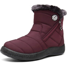 Lade das Bild in den Galerie-Viewer, draussenfeet winter schneestiefel 31383 weinrot
