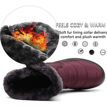 Lade das Bild in den Galerie-Viewer, draussenfeet winter schneestiefel 31383 weinrot

