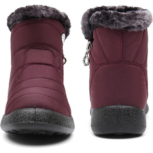 draussenfeet winter schneestiefel 31383 weinrot
