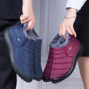 Warm snowshoes for women outdoor fur feed winter shoes anti-slip lightweight ankle booty