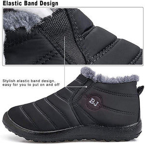 Warm snowshoes for women outdoor fur feed winter shoes anti-slip lightweight ankle booty