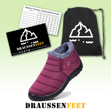 Lade das Bild in den Galerie-Viewer, draussenfeet winter schneestiefel 31397 weinrot
