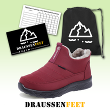 Lade das Bild in den Galerie-Viewer, draussenfeet winter schneestiefel 31416 rot
