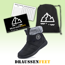 Lade das Bild in den Galerie-Viewer, draussenfeet winter schneestiefel 31417 schwarz
