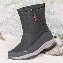 Lade das Bild in den Galerie-Viewer, Herren-Schneestiefel mit seitlichem Reißverschluss, wasserdicht, rutschfest, verschleißfest, verdicken und samtig warm

