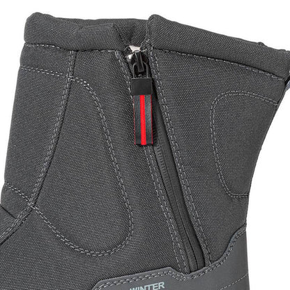 Damen-Schneestiefel mit seitlichem Reißverschluss, wasserdicht, rutschfest, abriebfest, dick und samtig warm