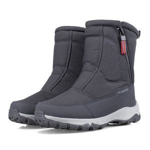 draussenfeet winter schneestiefel 31420 damen dunkelgrau