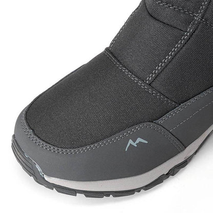 Damen-Schneestiefel mit seitlichem Reißverschluss, wasserdicht, rutschfest, abriebfest, dick und samtig warm