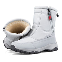 Lade das Bild in den Galerie-Viewer, draussenfeet winter schneestiefel 31420 damen weiss

