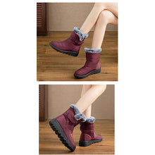Lade das Bild in den Galerie-Viewer, draussenfeet winter schneestiefel 31469 weinrot
