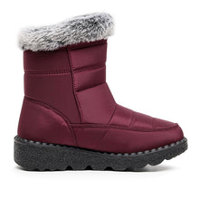 Lade das Bild in den Galerie-Viewer, draussenfeet winter schneestiefel 31469 weinrot
