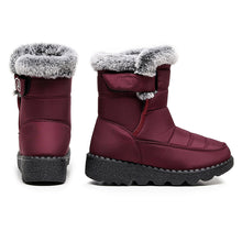 Lade das Bild in den Galerie-Viewer, draussenfeet winter schneestiefel 31469 weinrot
