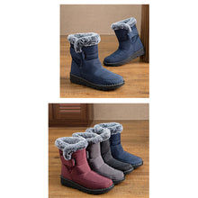 Lade das Bild in den Galerie-Viewer, draussenfeet winter schneestiefel 31469 blau 
