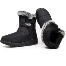Lade das Bild in den Galerie-Viewer, draussenfeet winter schneestiefel 31469 schwarz
