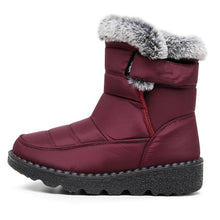 Lade das Bild in den Galerie-Viewer, draussenfeet winter schneestiefel 31469 weinrot
