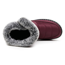 Lade das Bild in den Galerie-Viewer, draussenfeet winter schneestiefel 31469 weinrot
