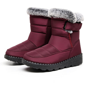draussenfeet winter schneestiefel 31469 weinrot