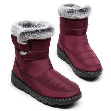 Lade das Bild in den Galerie-Viewer, draussenfeet winter schneestiefel 31469 weinrot
