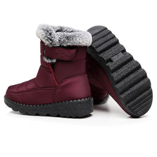 Lade das Bild in den Galerie-Viewer, draussenfeet winter schneestiefel 31469 weinrot
