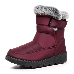 draussenfeet winter schneestiefel 31469 weinrot
