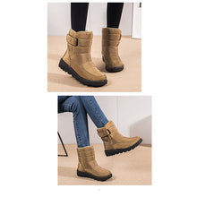 Lade das Bild in den Galerie-Viewer, draussenfeet winter schneestiefel 31470 khaki
