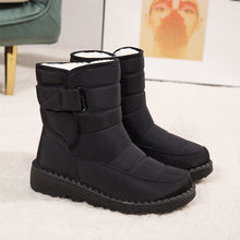 Lade das Bild in den Galerie-Viewer, draussenfeet winter schneestiefel 31470 schwarz
