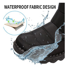 Lade das Bild in den Galerie-Viewer, draussenfeet winter schneestiefel 31470 schwarz
