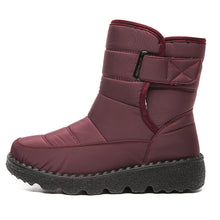 Lade das Bild in den Galerie-Viewer, draussenfeet winter schneestiefel 31470 weinrot
