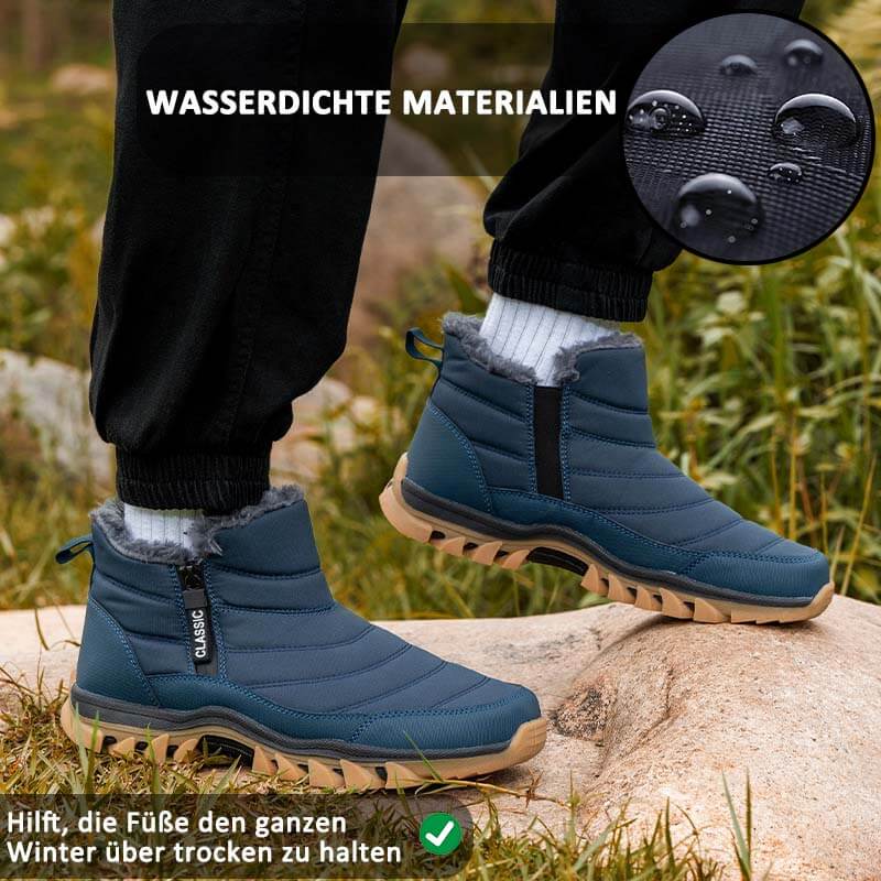 Warme Baumwollschuhe Schneestiefel Wandern Outdoor Rutschfeste & Wasserdichte Winterschuhe