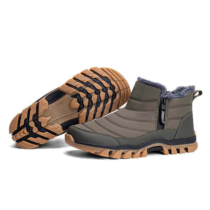 Warme Baumwollschuhe Schneestiefel Wandern Outdoor Rutschfeste & Wasserdichte Winterschuhe