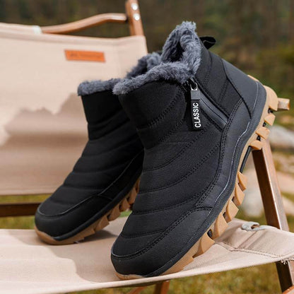 Warme Baumwollschuhe Schneestiefel Wandern Outdoor Rutschfeste & Wasserdichte Winterschuhe