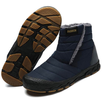 Schneestiefel Herbst & Winter Warme Outdoor Freizeitschuhe Verschleißfeste Wanderschuhe Rutschfester & Wasserdichter Barfußschuh für den Winter (Unisex)