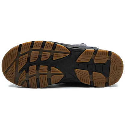 Schneestiefel Herbst & Winter Warme Outdoor Freizeitschuhe Verschleißfeste Wanderschuhe Rutschfester & Wasserdichter Barfußschuh für den Winter (Unisex)