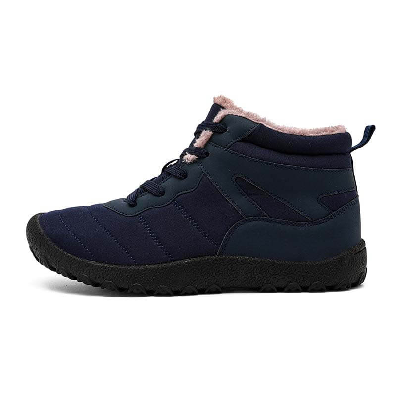 Herren Schneestiefel Kältefeste Riemen Winterschuhe Wanderschuhe Schuhe Rutschfester & Wasserdichter Barfußschuh für den Winter