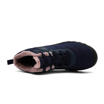 Herren Schneestiefel Kältefeste Riemen Winterschuhe Wanderschuhe Schuhe Rutschfester & Wasserdichter Barfußschuh für den Winter