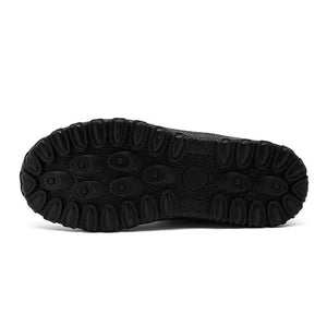 Herren Schneestiefel Kältefeste Riemen Winterschuhe Wanderschuhe Schuhe Rutschfester & Wasserdichter Barfußschuh für den Winter