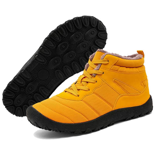 Herren Schneestiefel Kältefeste Riemen Winterschuhe Wanderschuhe Schuhe Rutschfester & Wasserdichter Barfußschuh für den Winter