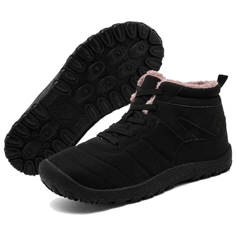 Herren Schneestiefel Kältefeste Riemen Winterschuhe Wanderschuhe Schuhe Rutschfester & Wasserdichter Barfußschuh für den Winter
