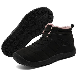 Herren Schneestiefel Kältefeste Riemen Winterschuhe Wanderschuhe Schuhe Rutschfester & Wasserdichter Barfußschuh für den Winter