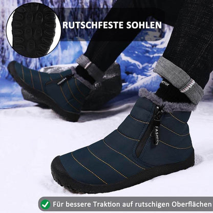 Herbst & Winter Schneestiefel Warme Outdoorschuhe Wanderschuhe Rutschfester & Wasserdichter Barfußschuh für den Winter (Unisex)