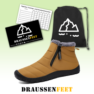 draussenfeet winter schneestiefel 31524 gelb