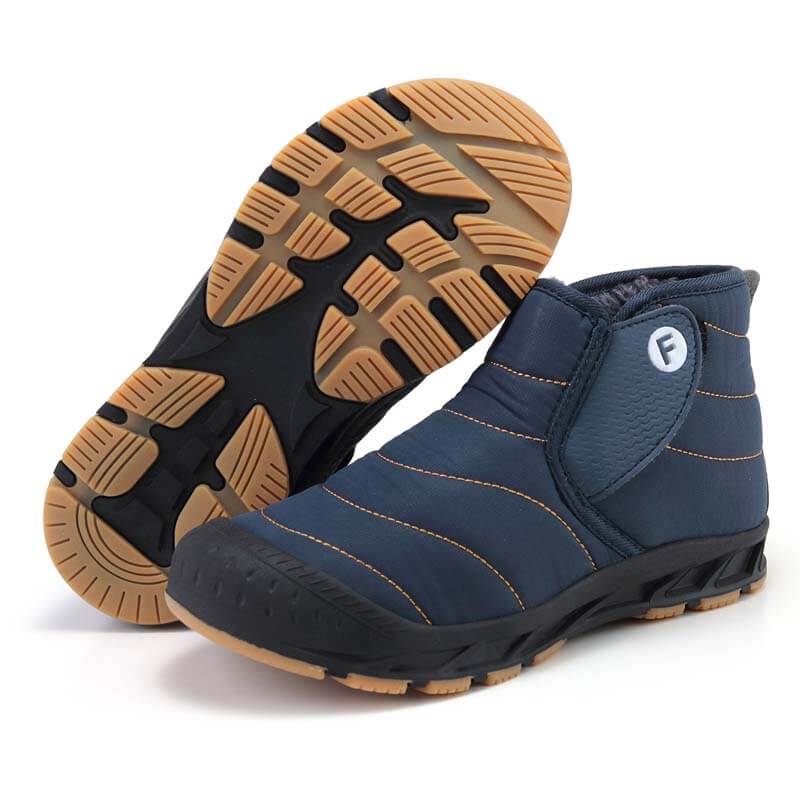 Herbst & Winter Schneestiefel Outdoor Plus Samt Wanderschuhe Schuhe Rutschfeste & Wasserdichte Winter Barfußschuhe (Unisex)