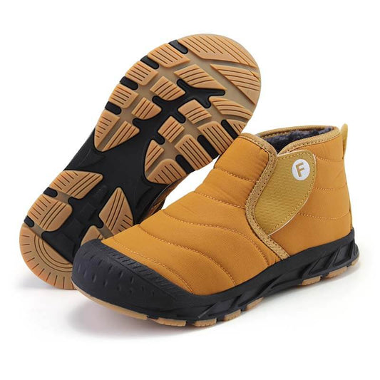Herbst & Winter Schneestiefel Outdoor Plus Samt Wanderschuhe Schuhe Rutschfeste & Wasserdichte Winter Barfußschuhe (Unisex)