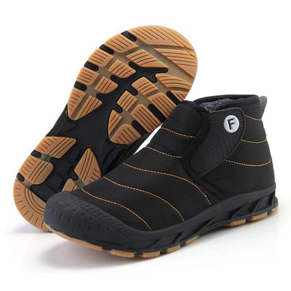 Herbst & Winter Schneestiefel Outdoor Plus Samt Wanderschuhe Schuhe Rutschfeste & Wasserdichte Winter Barfußschuhe (Unisex)