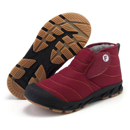Herbst & Winter Schneestiefel Outdoor Plus Samt Wanderschuhe Schuhe Rutschfeste & Wasserdichte Winter Barfußschuhe (Unisex)
