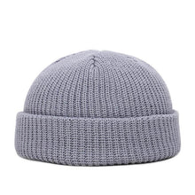 Lade das Bild in den Galerie-Viewer, Unisex Solid Color Knitted Wool Hat Skull Cap Beanie
